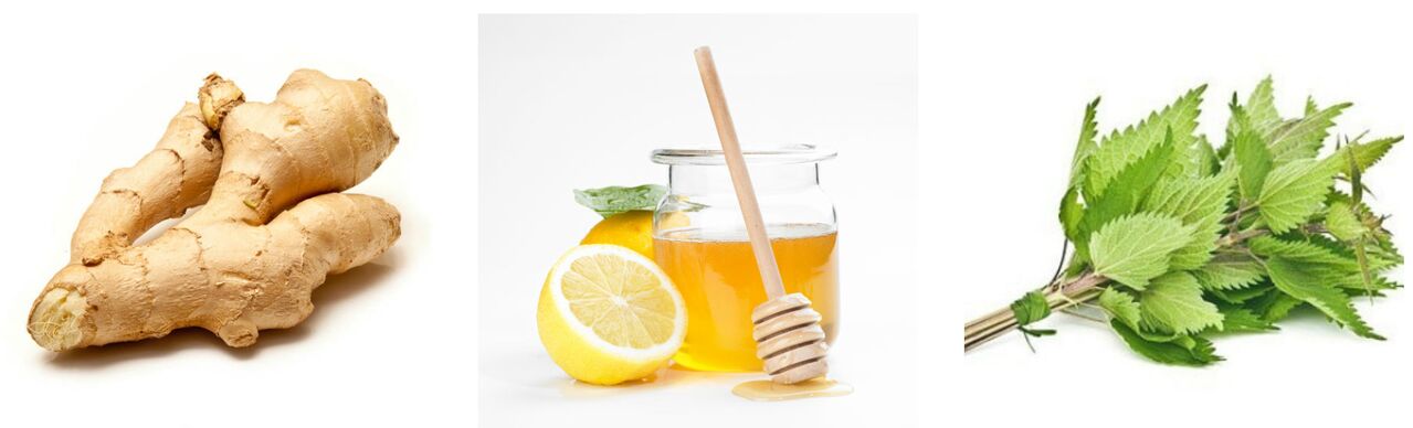 Ginger from honey nettle
