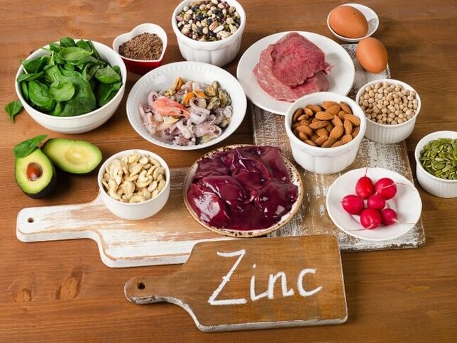 Zinc -containing products