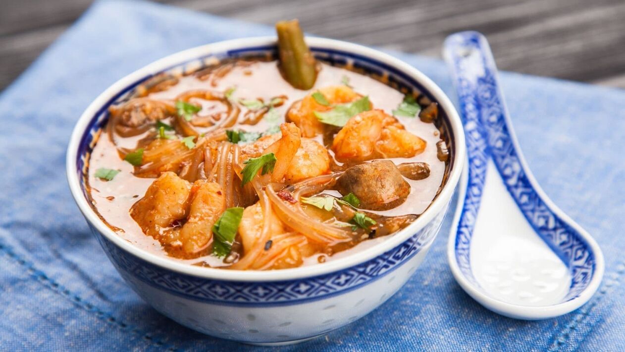Shrimp soup for potency